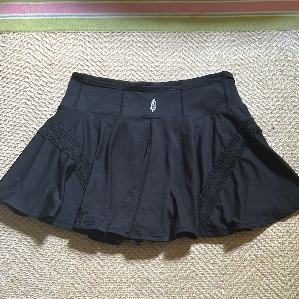 Pleats And Thank You Skort Black- Free People Movement - Picture 2 of 2